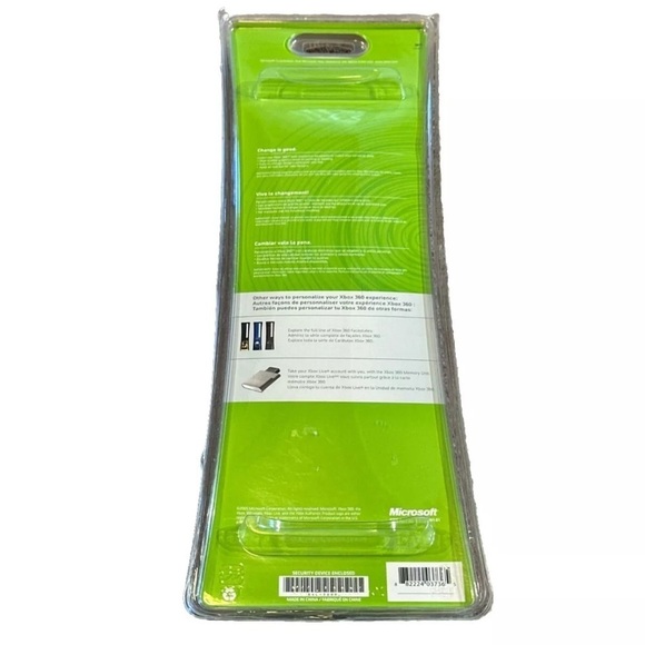 Brand New Official Microsoft XBOX 360 Faceplate Blue Hot Rod Factory Sealed - Picture 3 of 3